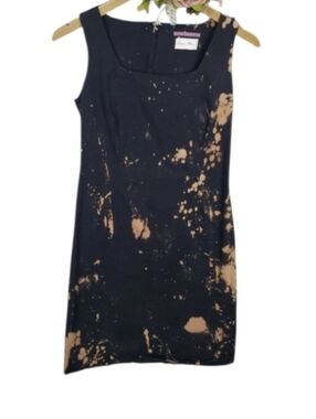 BananaMoon Navy Blue Tie-dyed Dress